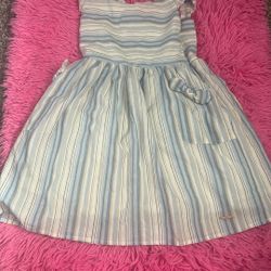 Blue dress with bags size 5
