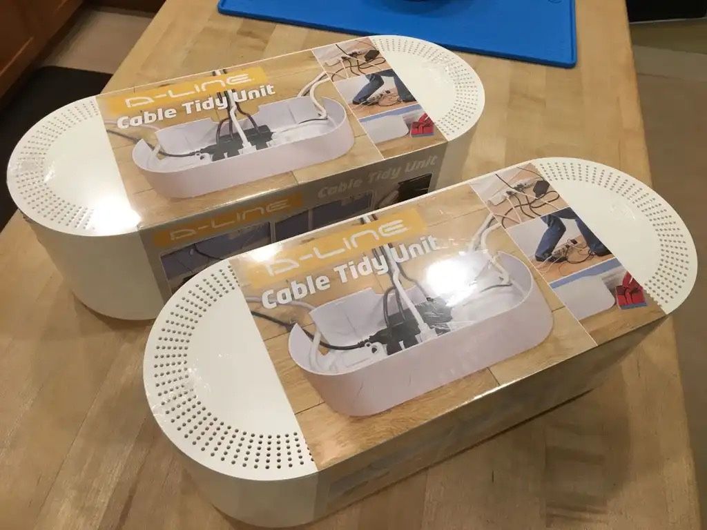 2 D-Line Cable Management Boxes