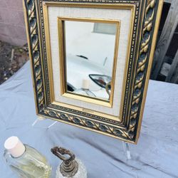 Hollywood Regency Mirror Gilded Wood Frame 