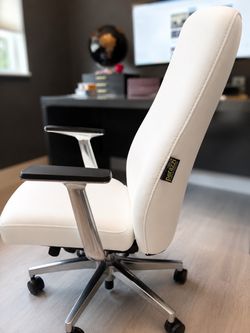 Office chair leather