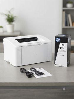 HP LaserJet Pro M102w Printer + Brand New Toner Cartridge