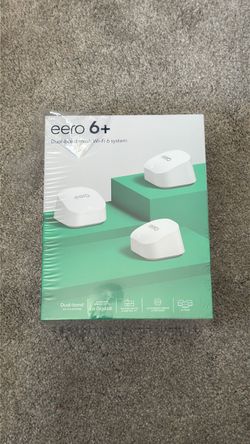 Eero 6+ Dual-Band Mesh Wi-Fi 6 System 3-Pack