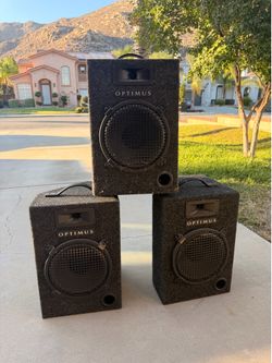 Vintage Optimus Speakers