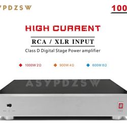 High power 1000W stereo IRS2092+IRFB4227 Class D Digital Stage Power amplifier With RCA/XLR input 