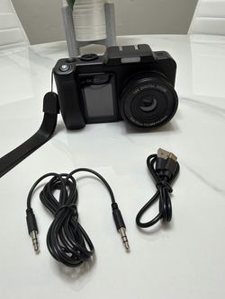 5K Digital Camera 80MP 18X Zoom Autofocus + Accessories