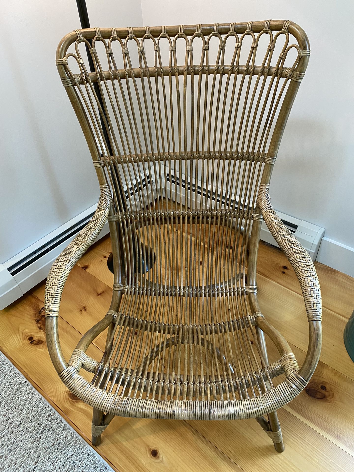 Sika Monet Antique Rattan High Back Chair