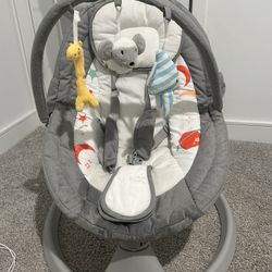 Baby Swing Bouncer Seat ( Not Stained, Wet From Wiping Down)