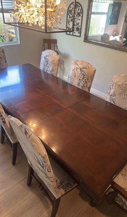 Dining table.