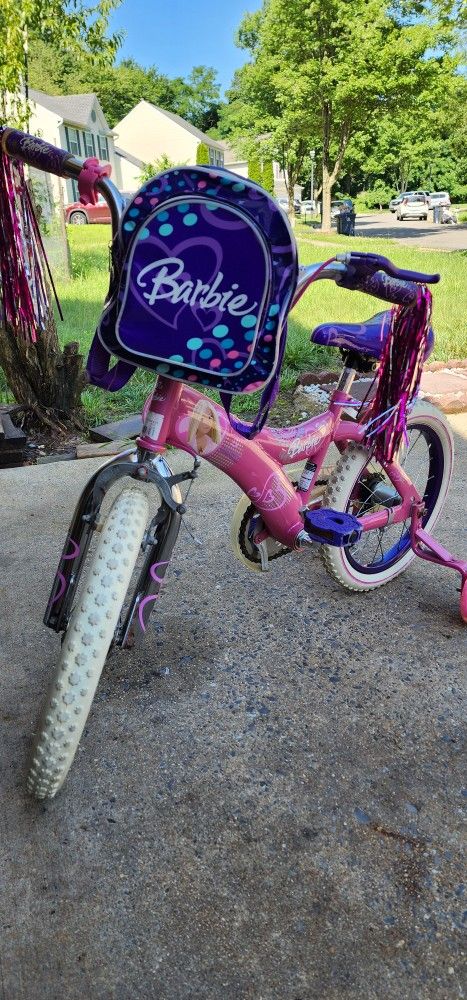 Barbie Bike With Lights Up Wheels 