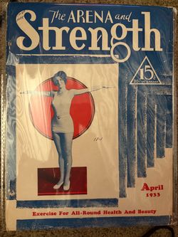 Vintage bodybuilding magazines from the 1930’s