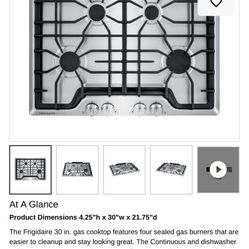 Brand New Never Used Frigidaire 30 In Cooktop