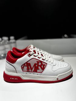 Amiri Classic Low White Red