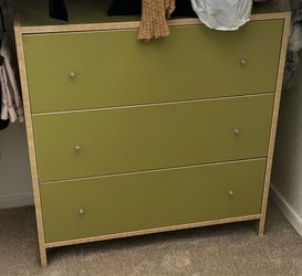 Green IKEA dresser