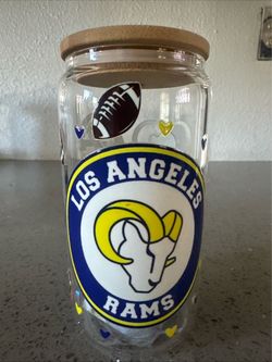 Customize glass Tumblr ramstheme 16 ounce new