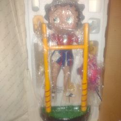Danbury Mint BETTY BOOP Cheerleader 18" Porcelain Collector Doll