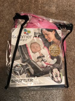 Baby head and body car seat support