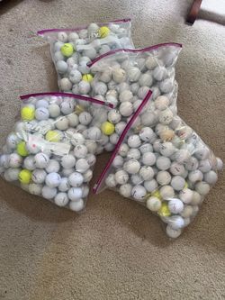 Used Assorted Golf Balls