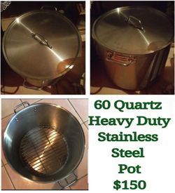 60 Quartz Heavy Duty Stainless steel Pot