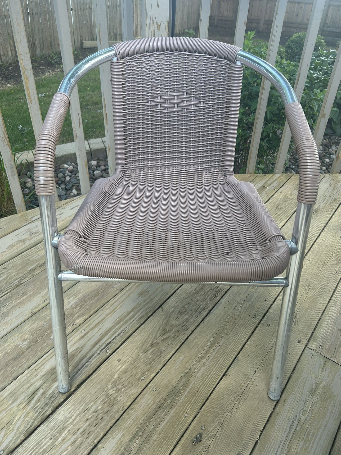 Brown Patio Chairs Set Of 6