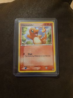 Charmander (57/112) from the 2004 EX FireRed and LeafGreen Pokémon expansion set