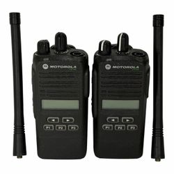 Lot of 2 Motorola CP185 16CH VHF Two-Way Radios 136–174 MHz - AAH03KEF8AA7AN