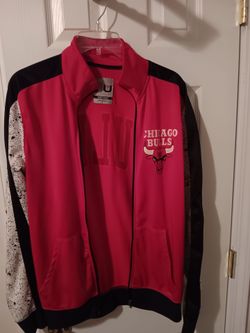 Chicago Bulls NBA Red/Black/White Track Jacket & Sweatpants Set - Medium