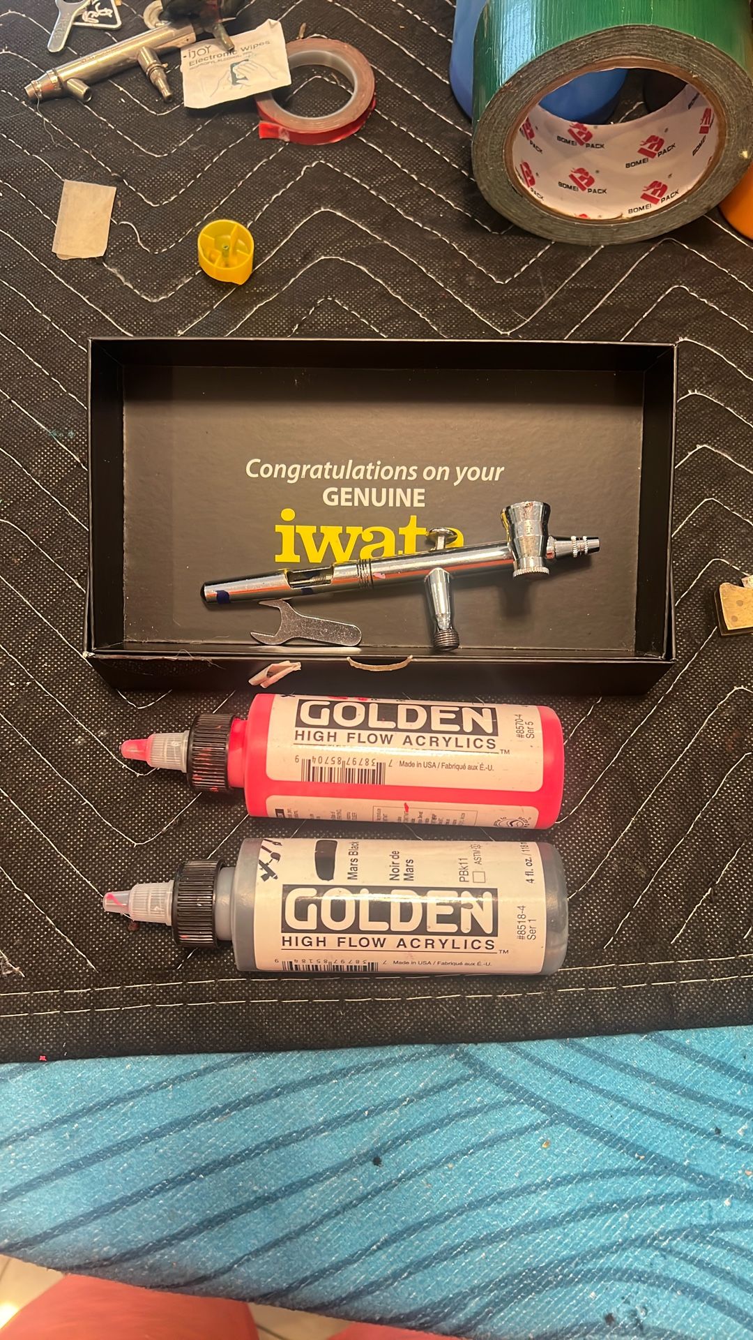 Iwata Airbrush With Paint