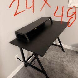 Black Desk 24 X 48