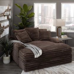 Snuggle Double Chocolate Chaise 