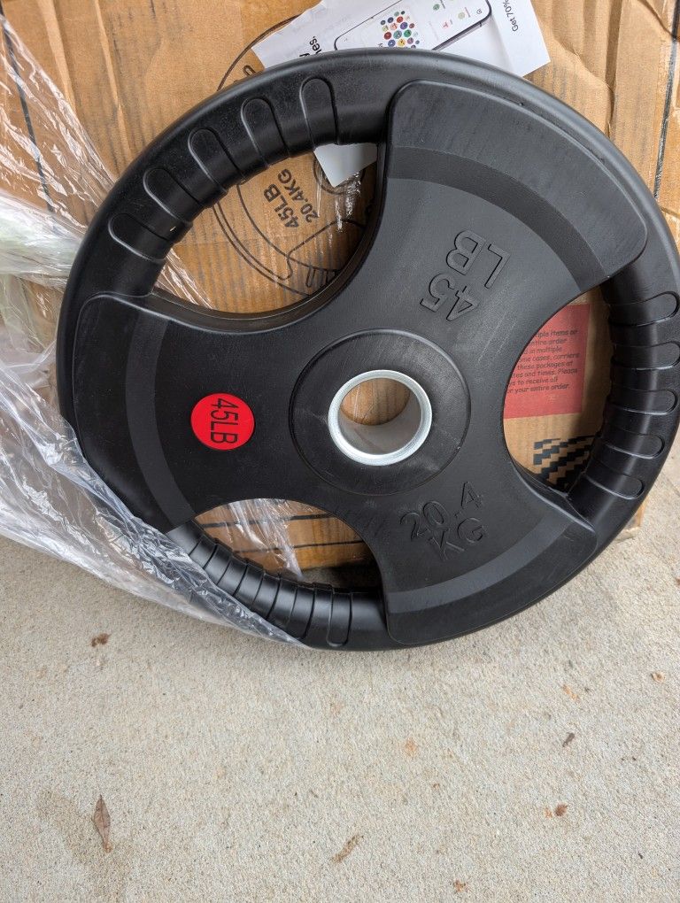 Olympic Weights 45 Lb Pounds New 4 Available