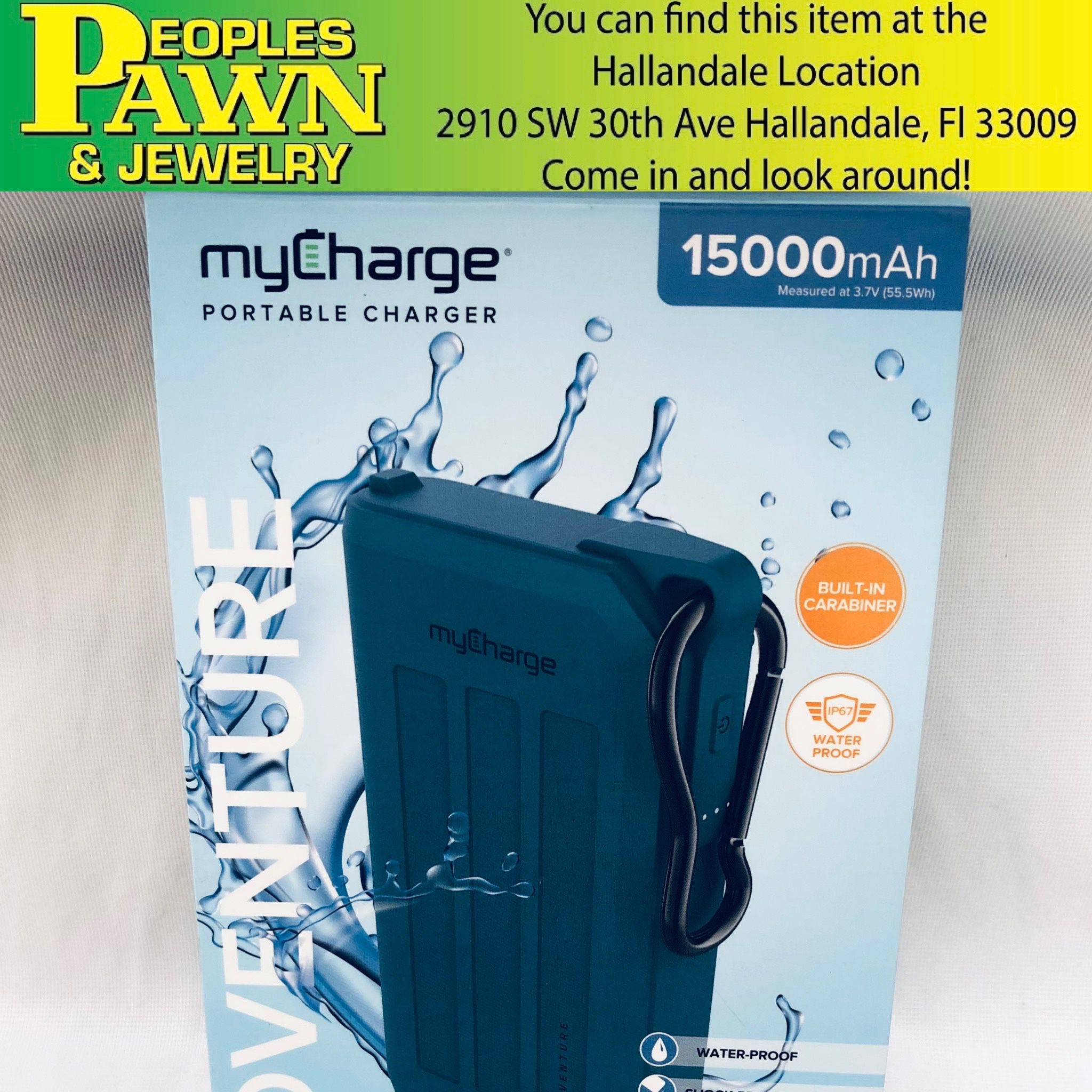 MyCharge Adventure H2O Waterproof Portable Charger Power Bank *NEW!