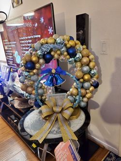 Christmas Ornaments Wreath. Handmade to Any Desire Color