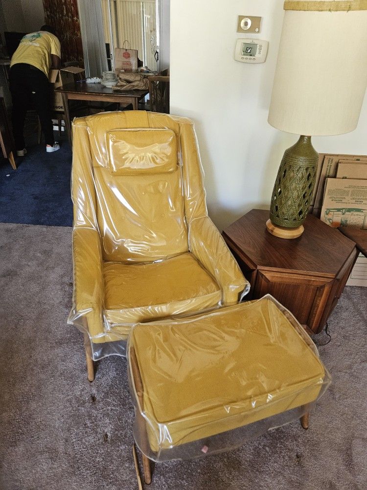 Chair And Ottoman Set
