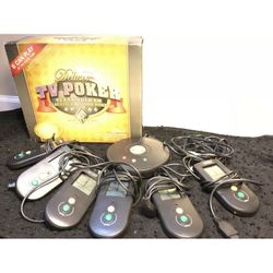 Deluxe TV Poker Texas hold'em black jack video poker 6 players in box,like a new