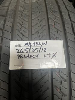 Full Set Michelin 265/65/18 Primacy LTX