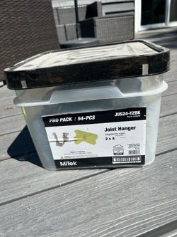 MiTek 2x4 Joist Hangers (54-Piece Pro Pack) - NEW
