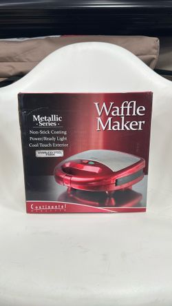 Continental Electric Metallic Series Waffle Maker – New In Box