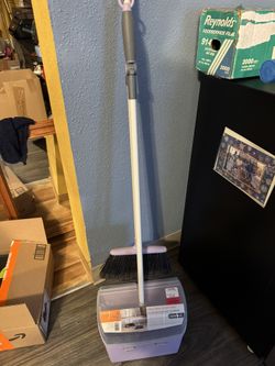 Small broom and dust pan 