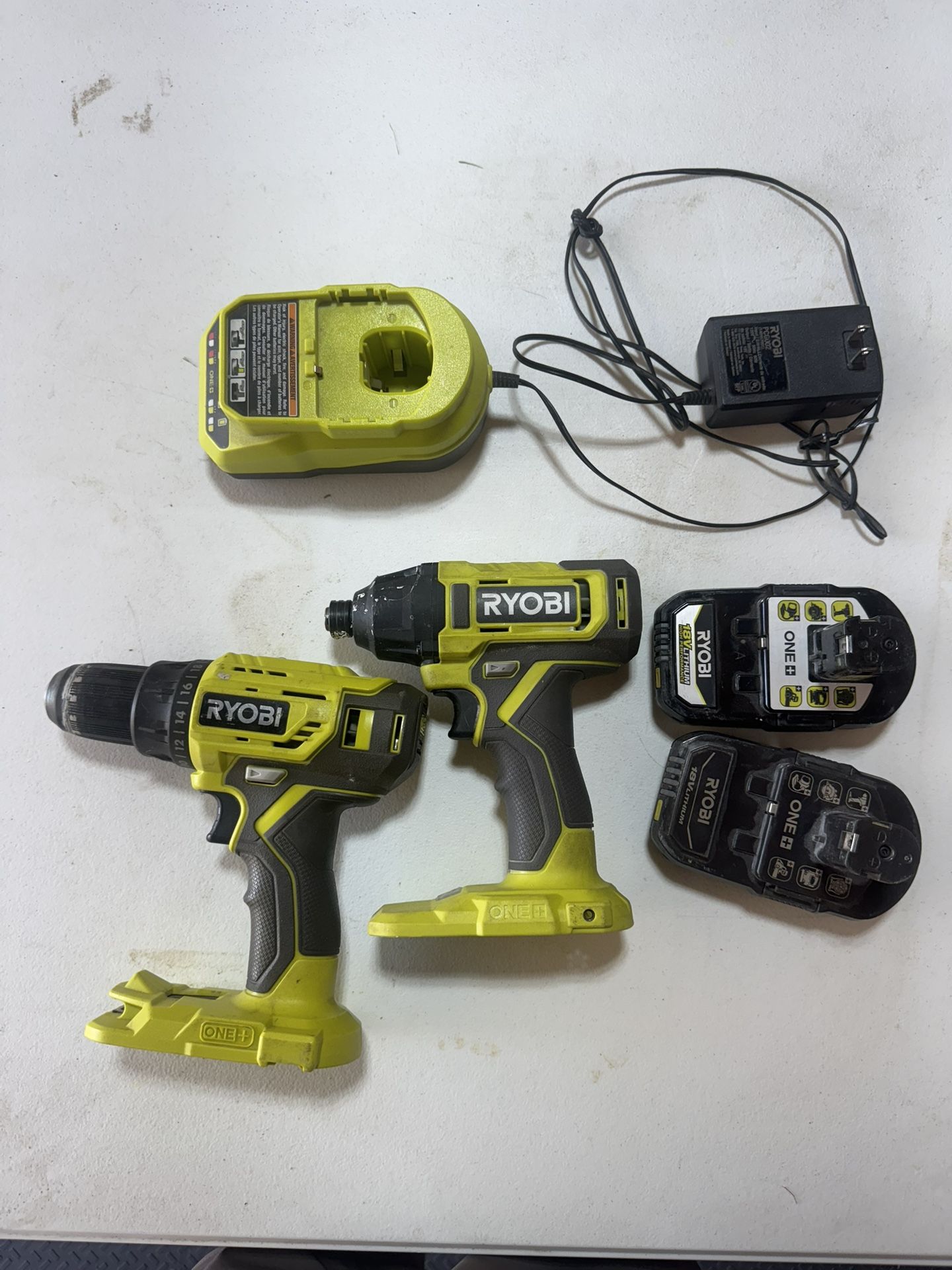 Ryobi ONE+ Drill & Driver W/ 2 Batteries & Charger