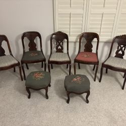 Antique Chairs & Ottomans