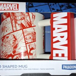 NEW Marvel Logo Shaped Ceramic Mug by Paladone