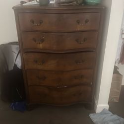 Solid Wood Antique Dresser