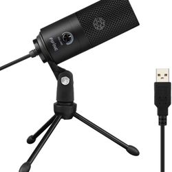 USB MICROPHONE METAL CONDENSER RECORDING FOR LAPTOP MAC OR WINDOWS