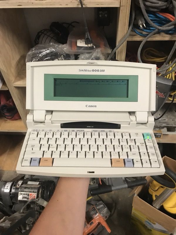 Canon starwriter jet 300