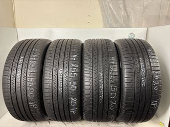 Set 4 tires 255 50 20 nexen Roadian gtx high tread