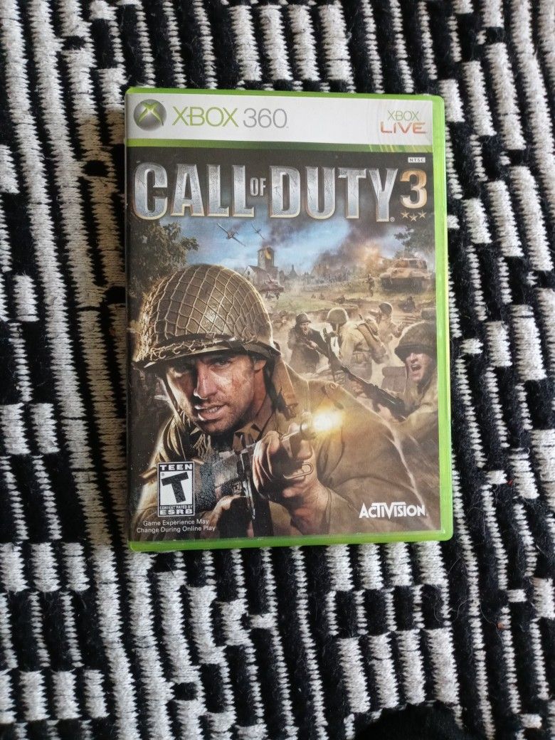 Xbox 360 Call Of Duty 3