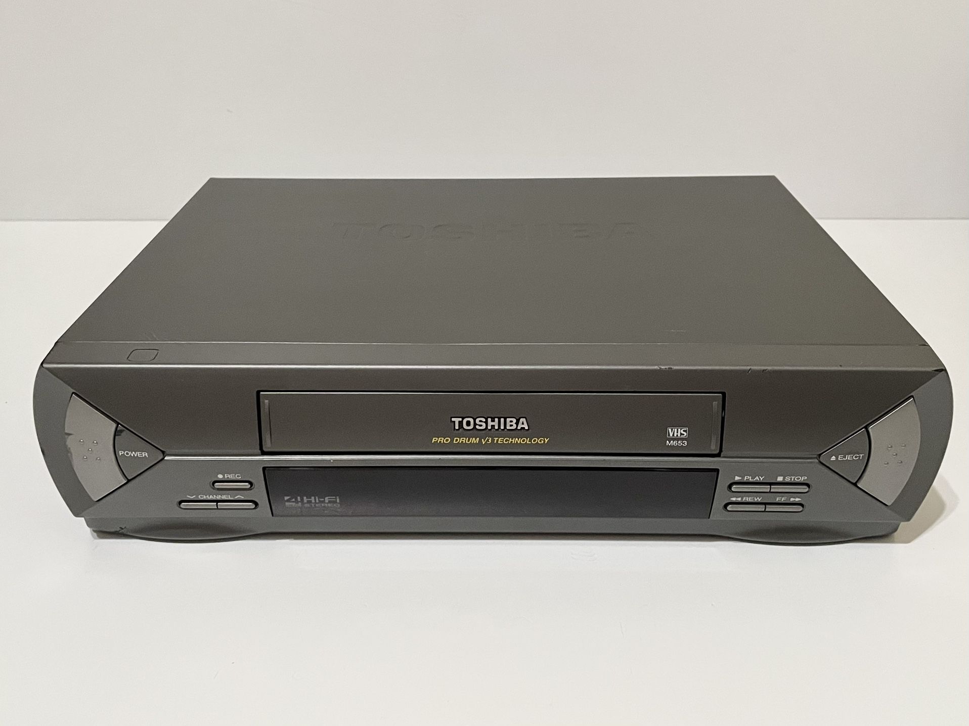 Toshiba M-653 4 Head HI-FI Stereo VHS Player Video Cassette Recorder