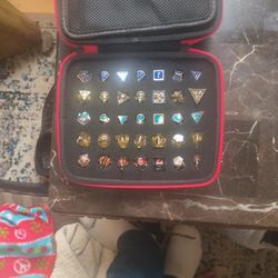 6 Sets DND Dice And Case NICE SOME METEL SOME COPPER AND PLASTIC AND LIQUID DRAGON EYES