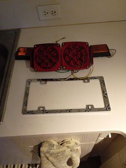 Trailer Light Set And Lic.Plate Kit