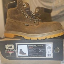 Steel Toe Boots. 2 Pairs Super Cheap. Red Wings And Timberland Pros